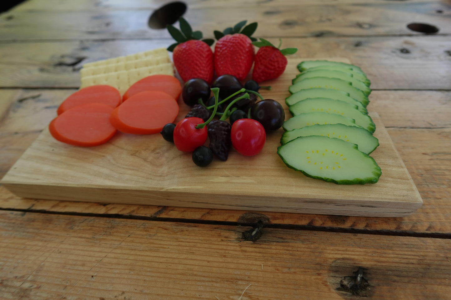 Indiana Hardwood Small Charcuterie Board "Gather"