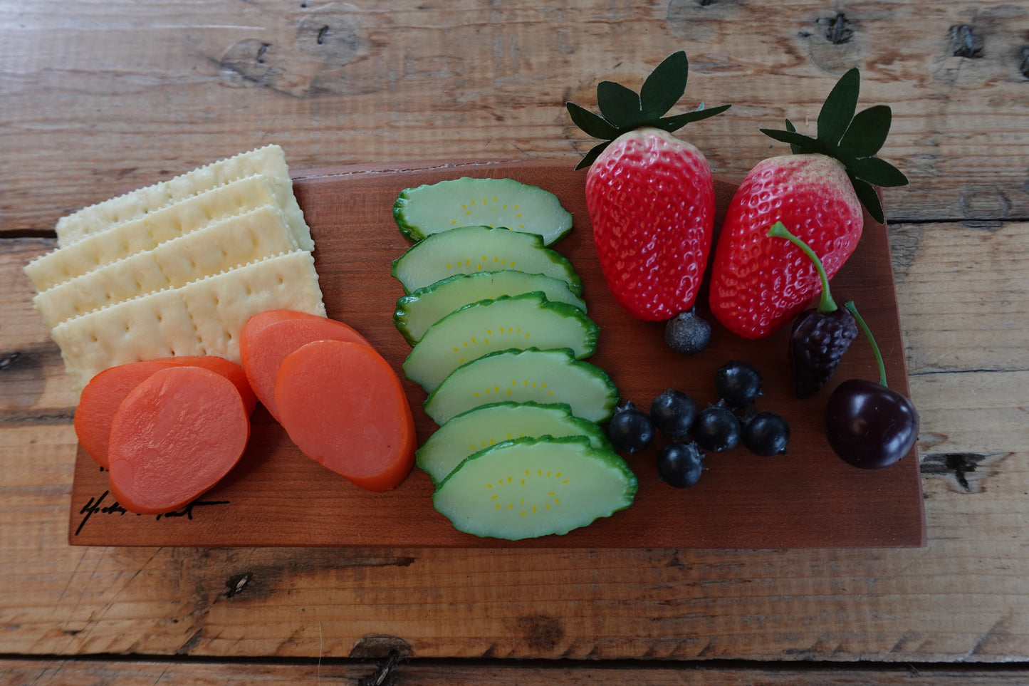 Small Indiana Cherry Charcuterie Board