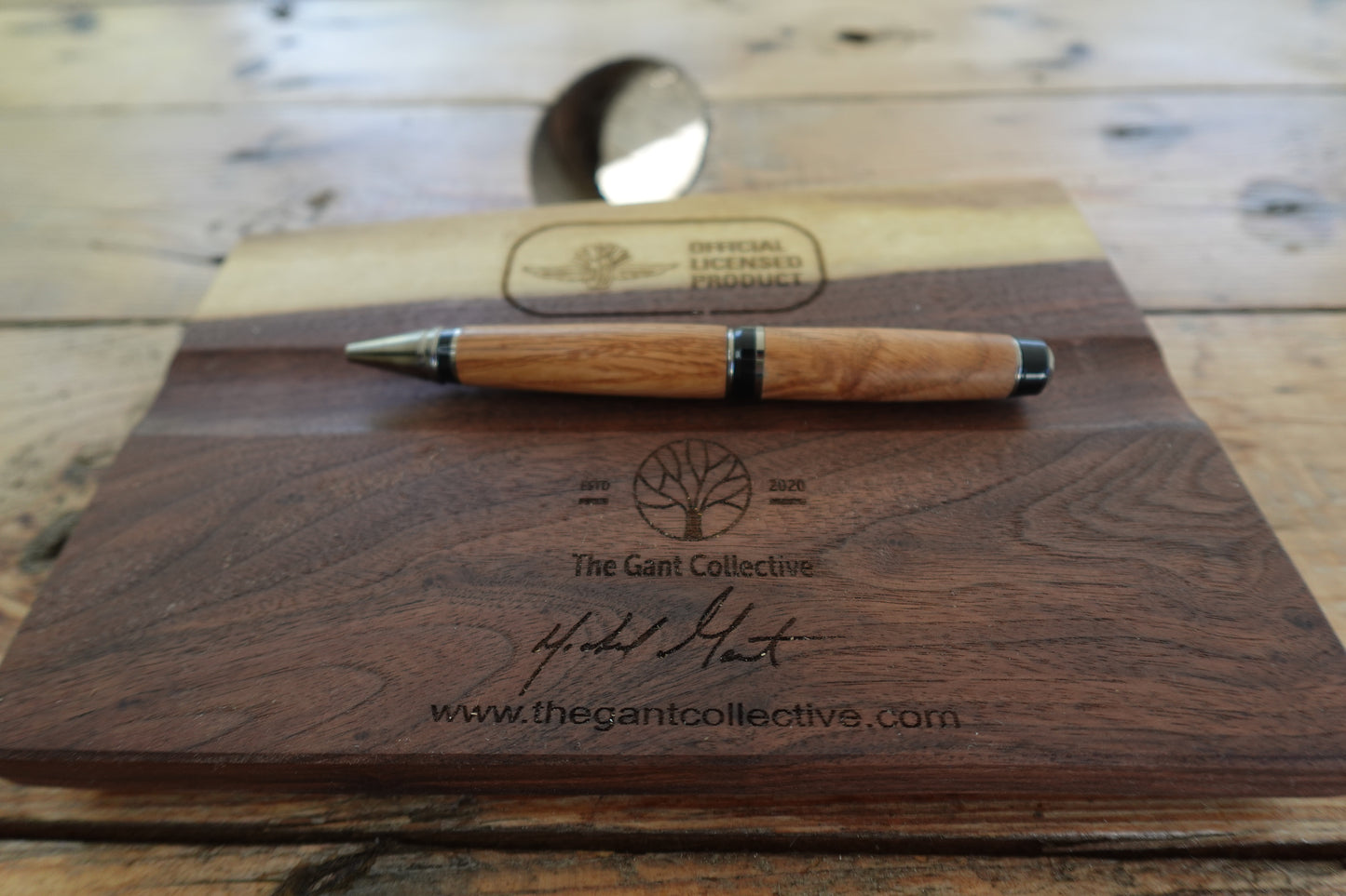 Officially Licensed IMS Red Oak Turned Ink Pen  #7