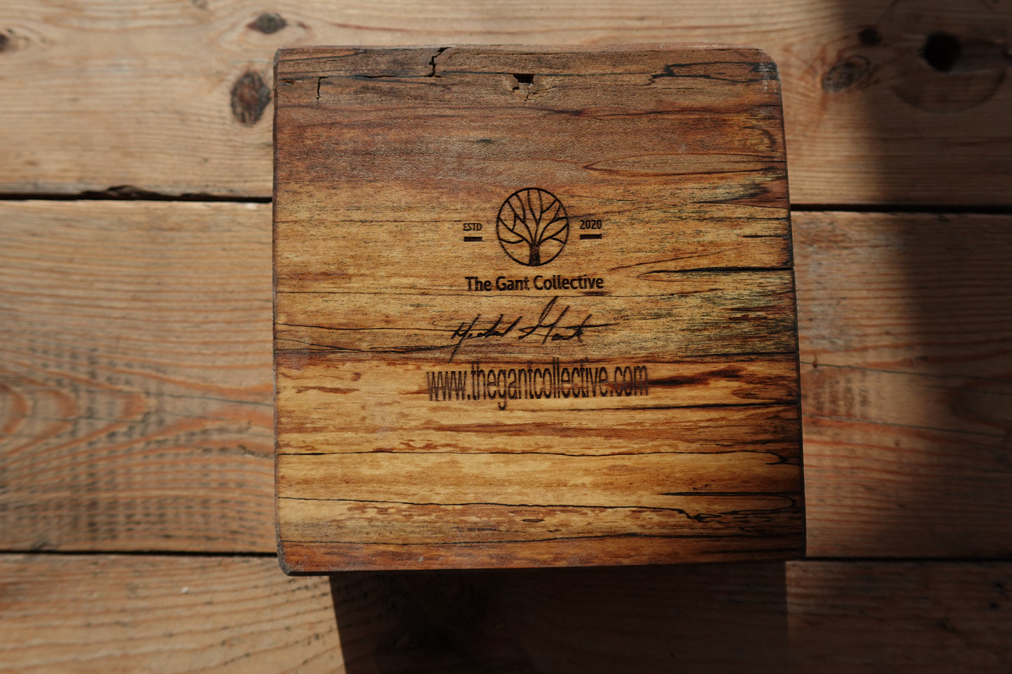 Indiana Spalted Mapl4 Finger Cigar Ashtray