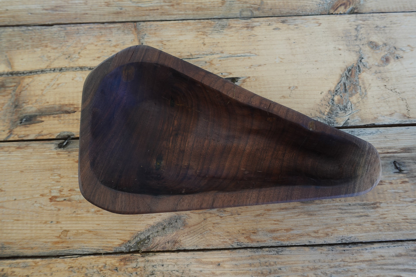 Walnut Triangle Valet Tray