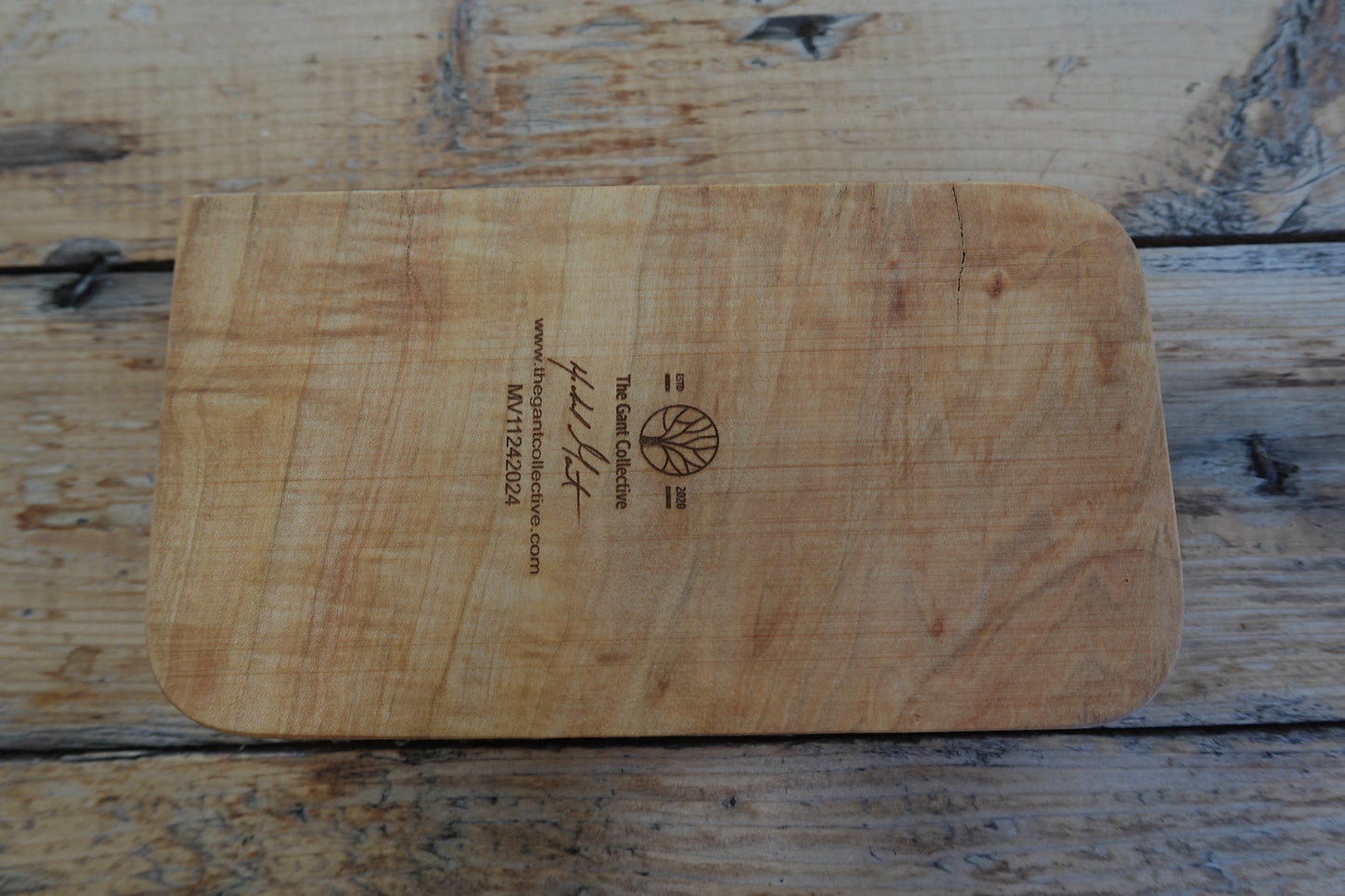 MV11242024 Indiana Maple Valet Tray