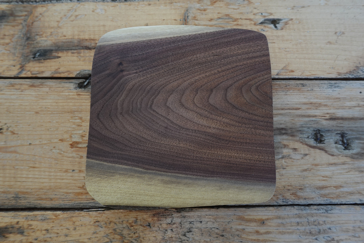 Power-Carved Indiana Walnut Valet Tray