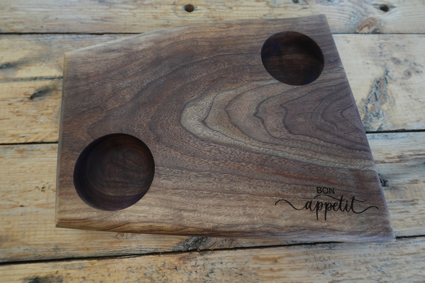 Large Indiana Walnut Charcuterie Serving Tray