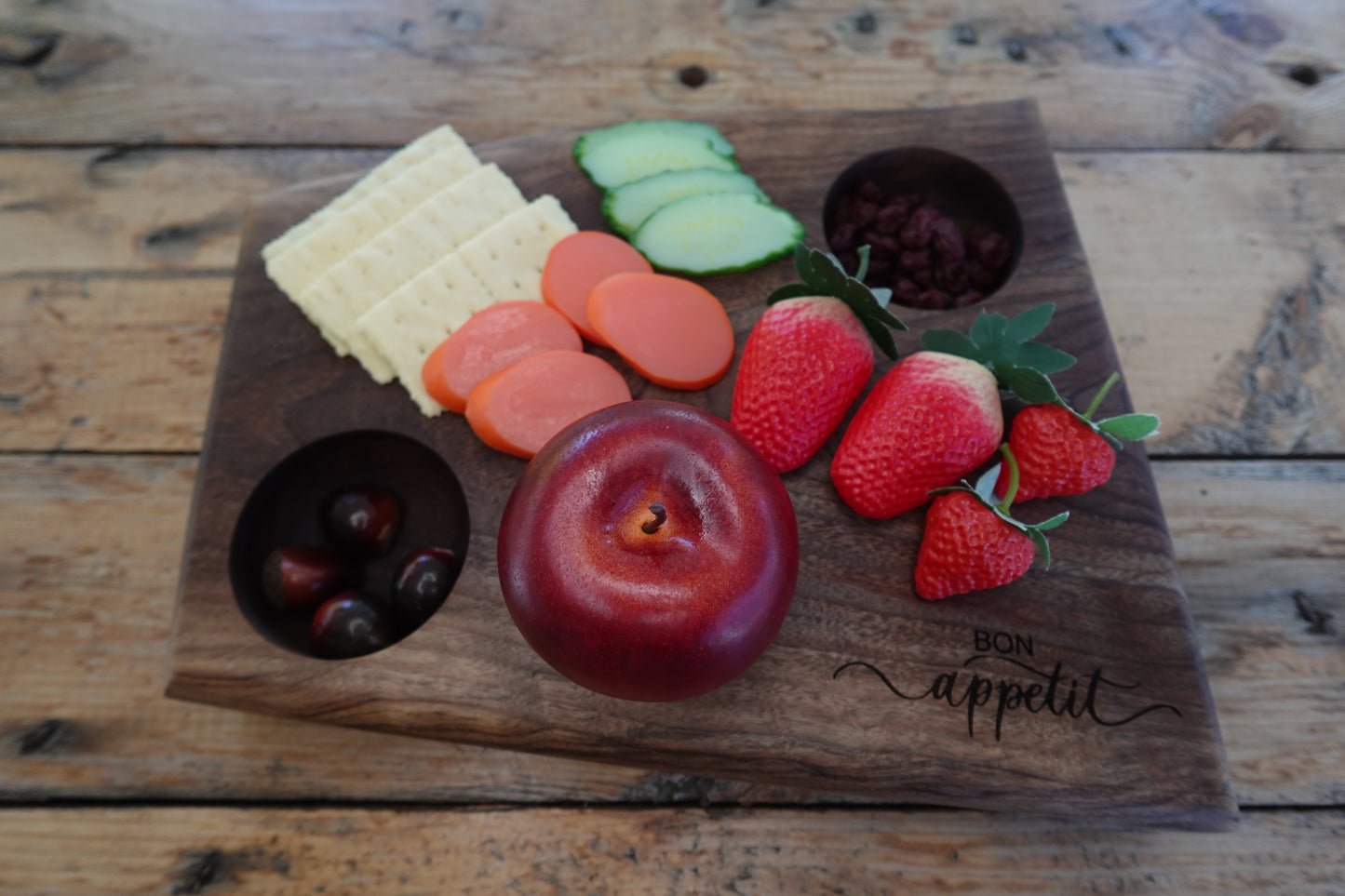 Large Indiana Walnut Charcuterie Serving Tray