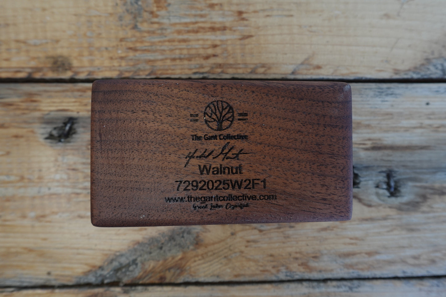 Indiana Walnut 1 Finger Cigar Ashtray 7292025W2F1