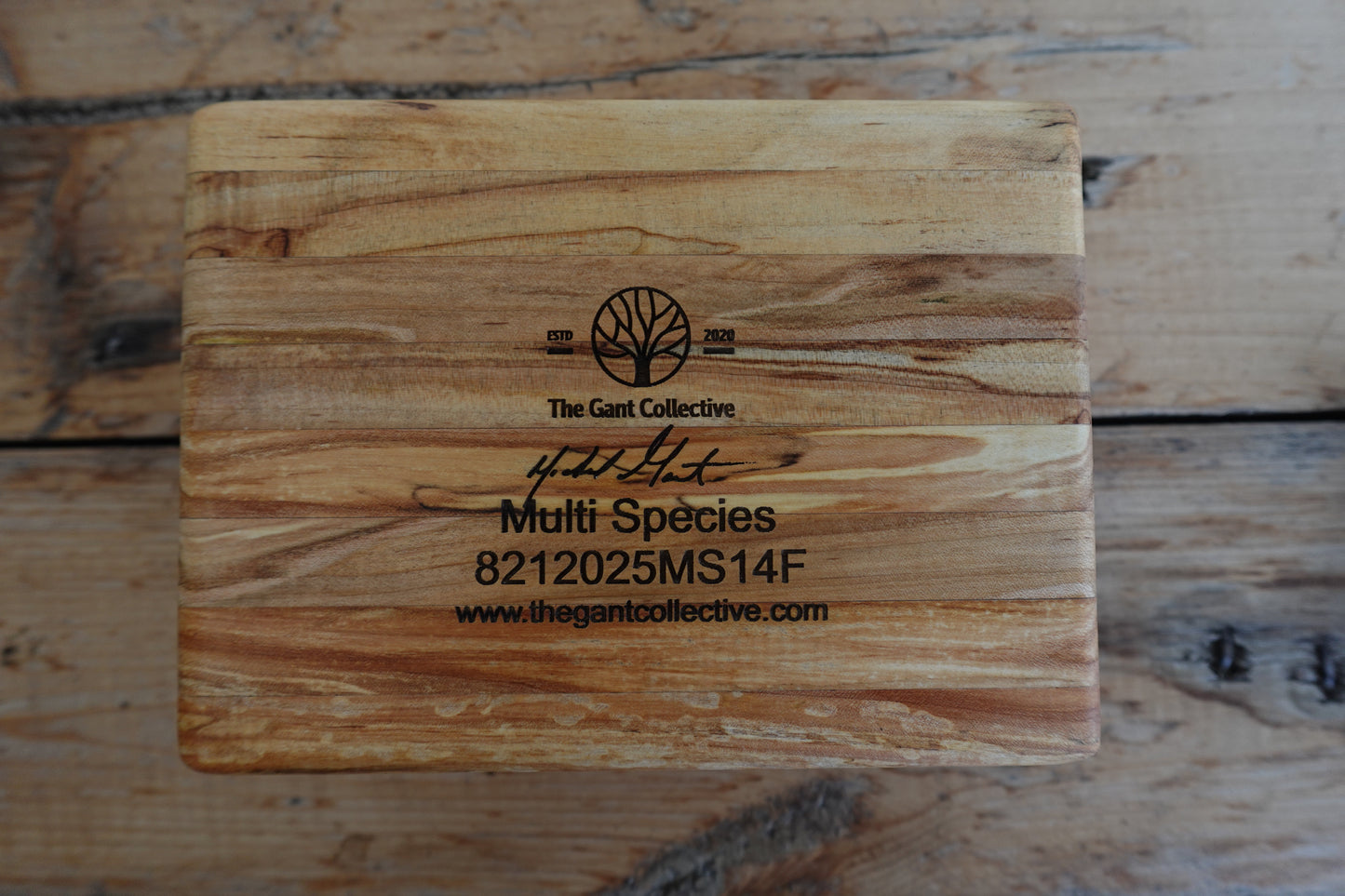 Beautiful Indiana Ambrosia Maple Four Finger Cigar Ashtray 8212025MS14F