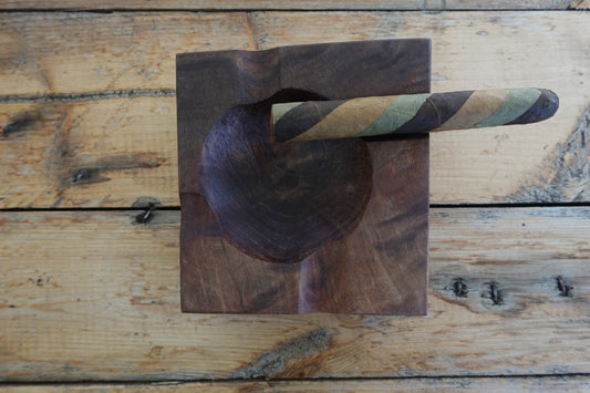 Gunstock Series Walnut Cigar Ashtray 10152024GS4