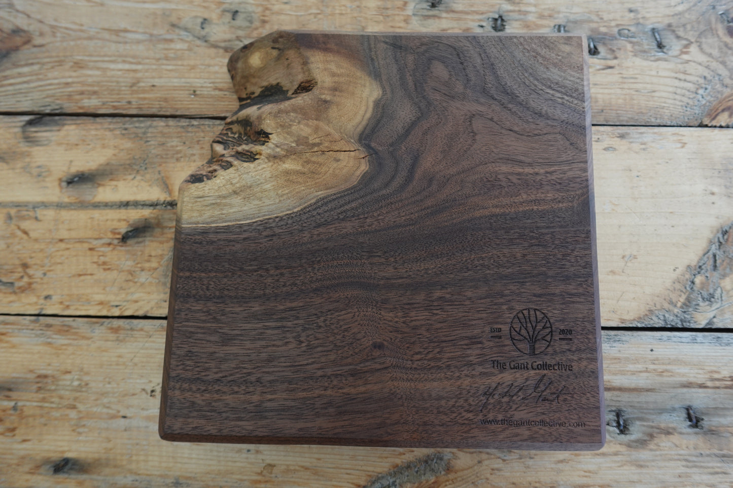 Indiana Walnut Deviled Egg Platter