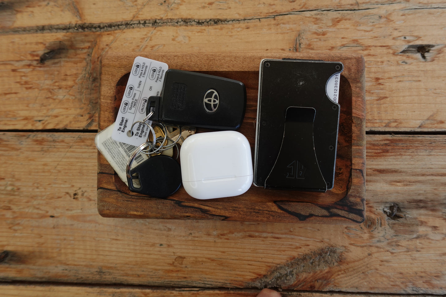 Indiana Spalted Maple Valet Tray
