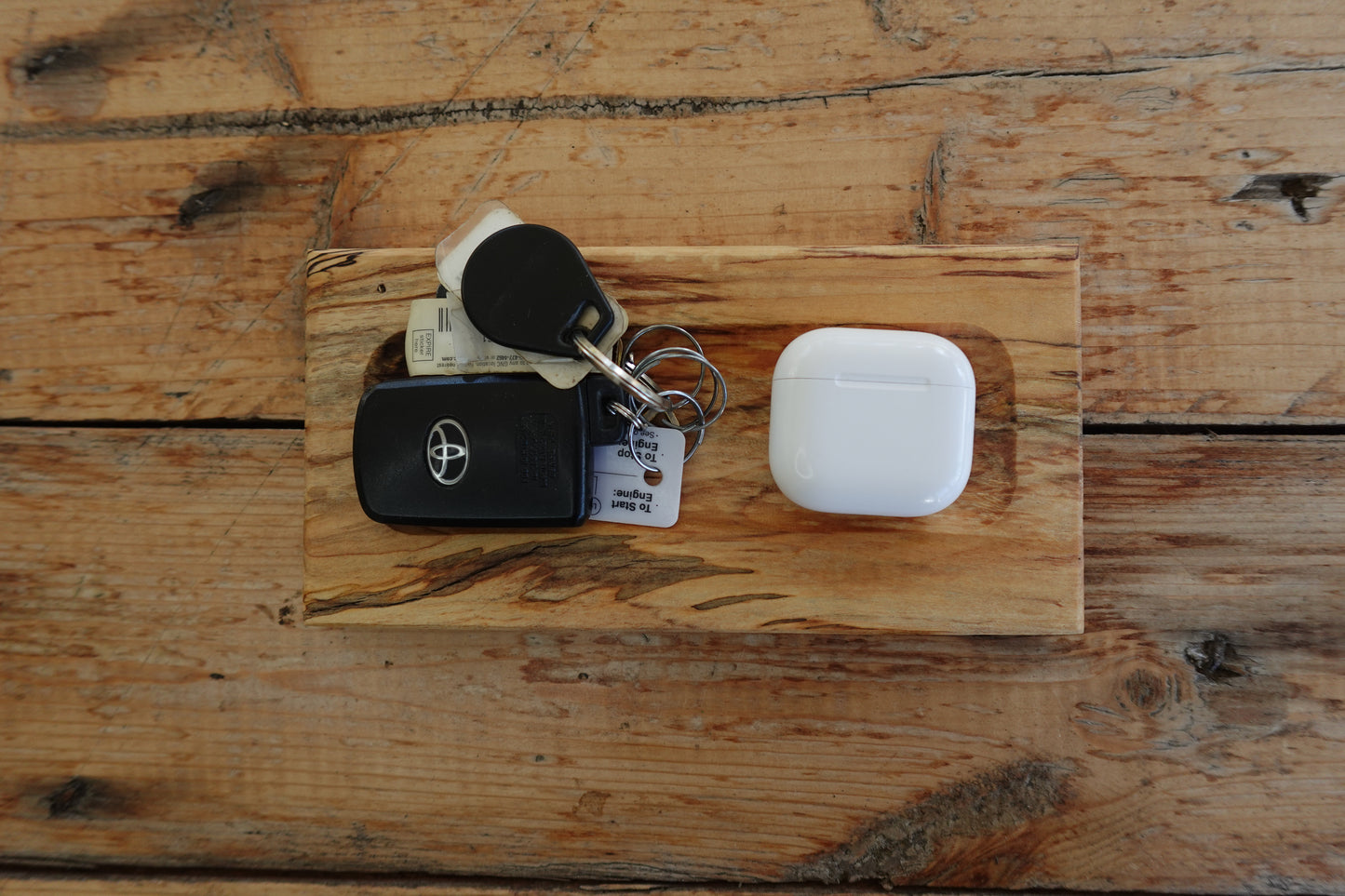 Indiana Spalted Maple Valet Tray