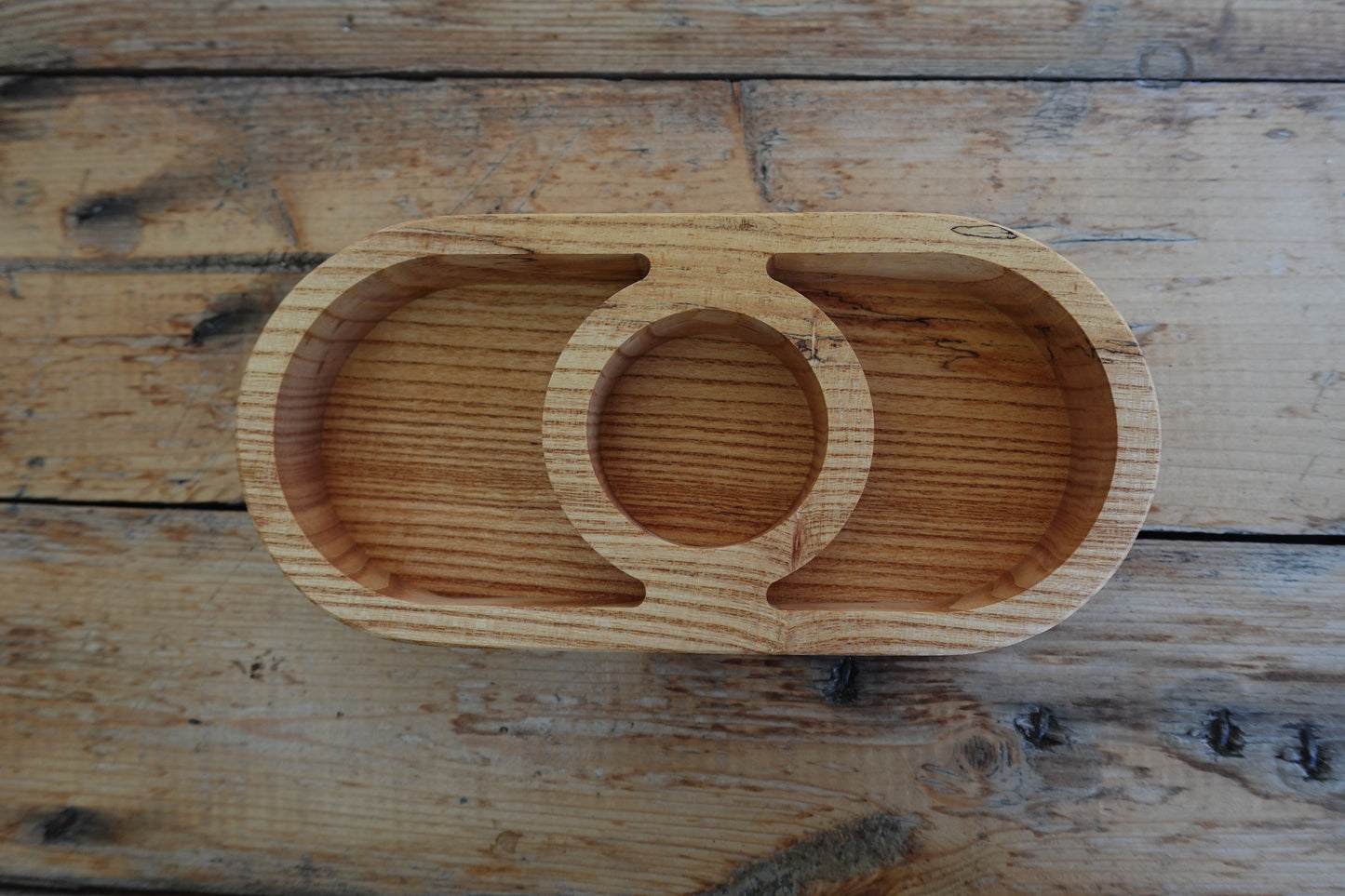 Indiana Hardwood Segmented Nut Tray