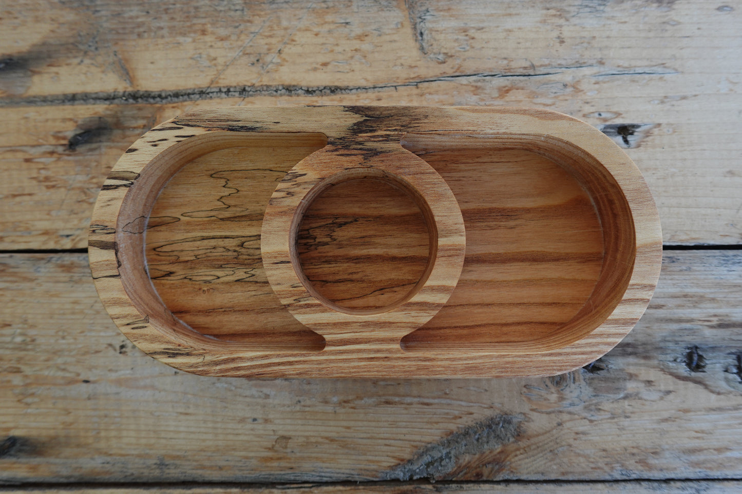 Indiana Hardwood Segmented Nut Tray