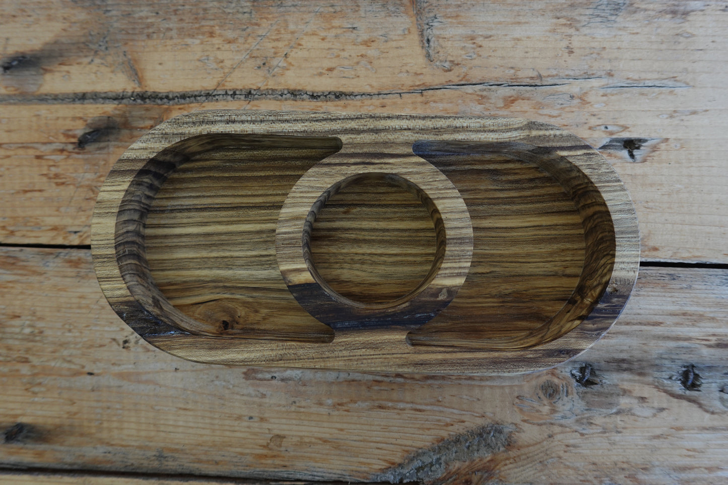 Indiana Hardwood Segmented Nut Tray